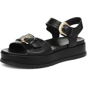 Naturalizer Zen Platform Sandals Black – Size 5.5M
